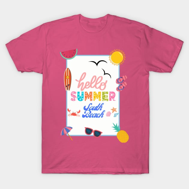 Welcome summer T-Shirt by Funnysart